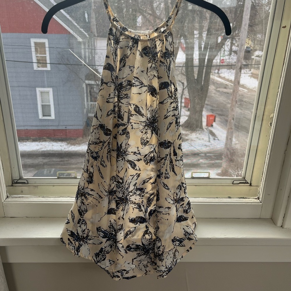 Floral Print Sleeveless Dress